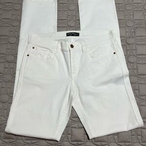 Salvatore Ferragamo White Jeans